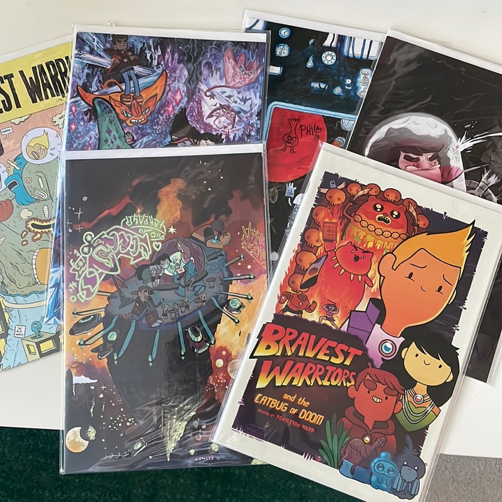 Bravest Warriors Variant cover LOT Kaboom comics